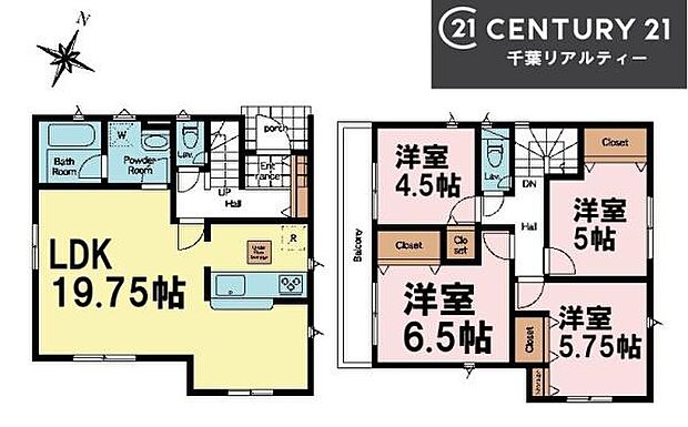 4LDKの魅力的な間取り!LDKはゆったりとした空間で、ご家族との団らん時間が、より一層充実したものになりますね。家族との仲が深まり、自然と笑顔が増えます!