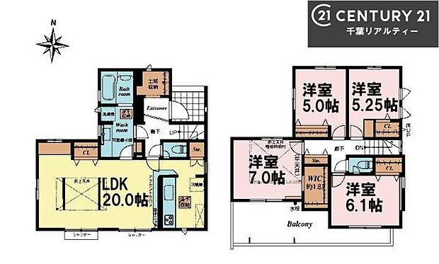 4LDKの魅力的な間取り!LDKはゆったりとした空間で、ご家族との団らん時間が、より一層充実したものになりますね。家族との仲が深まり、自然と笑顔が増えます!