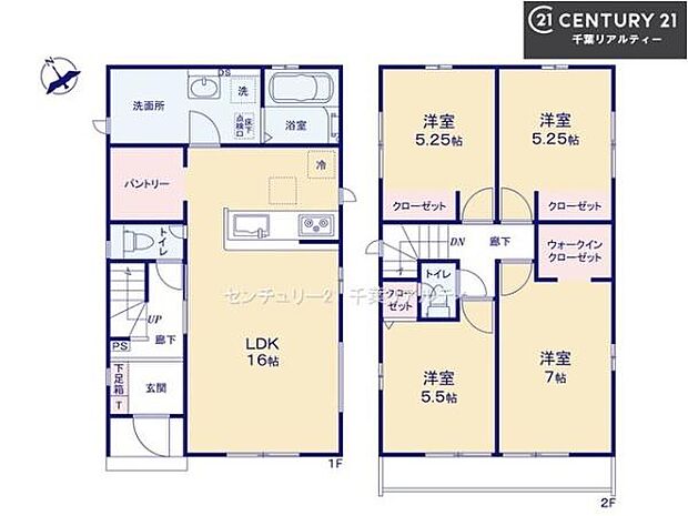 4LDKのゆとりある間取りは、家族それぞれの居場所を確保しつつ、LDKを中心にした動線で団らんの時間も豊かに。全室収納完備で住空間をすっきり保てる設計です。