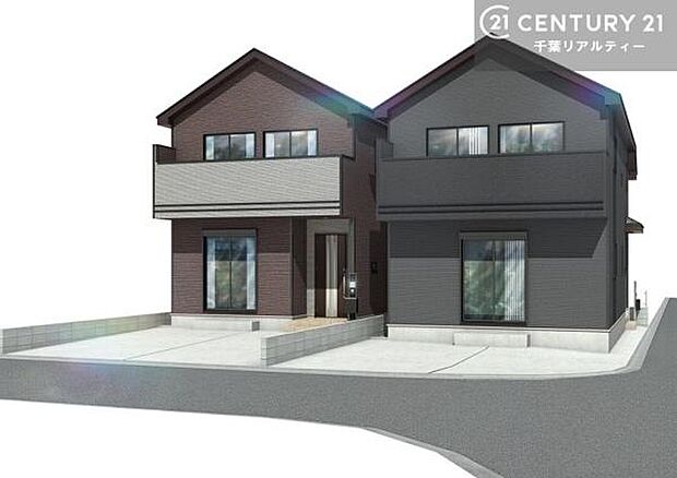 こちらは完成予想図となります。完成が待ち遠しい、魅力あふれる住まいです。ご不明点やご要望などがございましたら、どうぞお気軽にお申し付けください。