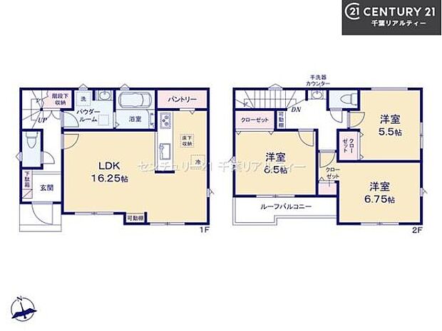 3LDKの魅力的な間取り!LDKはゆったりとした空間で、ご家族との団らん時間が、より一層充実したものになりますね!家族との仲が深まり、自然と笑顔が増えそうです!