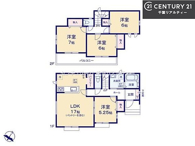 4LDKの魅力的な間取り！LDKはゆったりとした空間で、ご家族との団らん時間が、より一層充実したものになりますね。家族との仲が深まり、自然と笑顔が増えます！