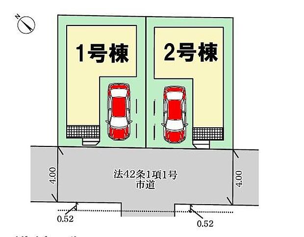 【2号棟】ビルトインガレージでマイカーをお持ちの方も安心!物件探しのご条件・ご要望・ご質問など、何なりと弊社スタッフまでお申し付けください!