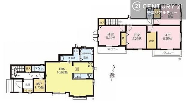 4LDKの魅力的な間取り!LDKはゆったりとした空間で、ご家族との団らん時間が、より一層充実したものになりますね家族との仲が深まり、自然と笑顔が増えそうです!