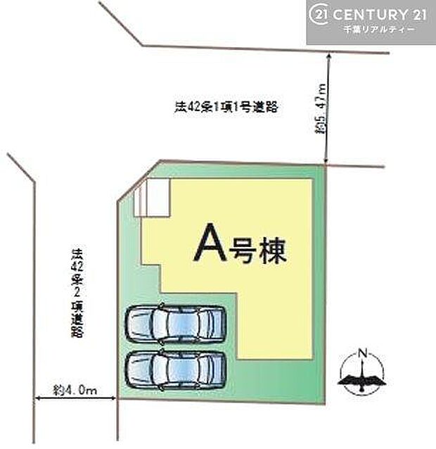 カースペースは2台分を確保しております(車種による)。セカンドカーをお持ちのご家庭はもちろん、来客時にもゆとりをもってご利用いただける安心の仕様です。