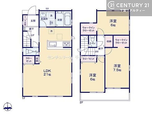 4LDKの間取りは、ご家族それぞれのプライベート空間を確保しながら、リビングを中心に自然と集まれるバランスの良いプランです。