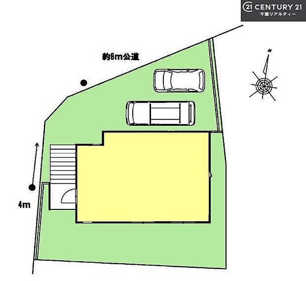 カースペースは2台付き!セカンドカー持ちの方や急な来客時にも安心ですね。物件探しのご条件・ご要望などありましたら、何なりとスタッフまでお申し付けください!