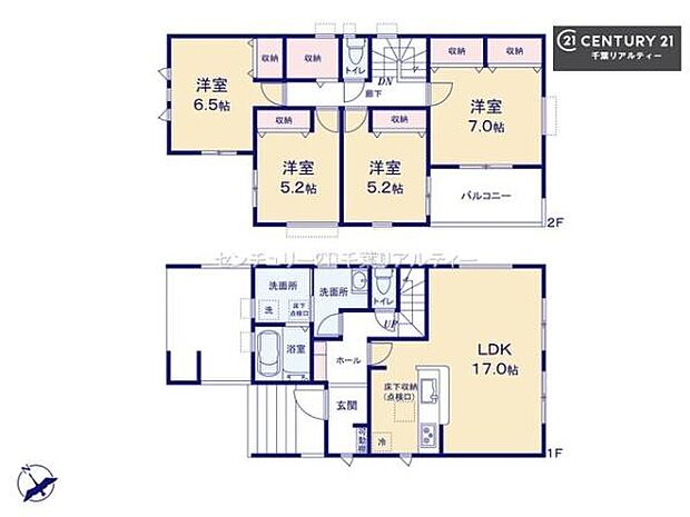 4LDKの魅力的な間取り!LDKはゆったりとした空間で、ご家族との団らん時間が、より一層充実したものになりますね。家族との仲が深まり、自然と笑顔が増えます!