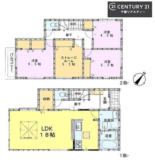 3SLDKの魅力的な間取り!LDKはゆったりとした空間で、ご家族との団らん時間が、より一層充実したものになりますね。家族との仲が深まり、自然と笑顔が増えます!