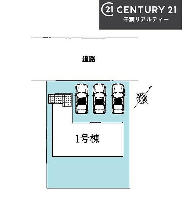 カースペースは3台付き!セカンドカー持ちの方や急な来客時にも安心ですね。