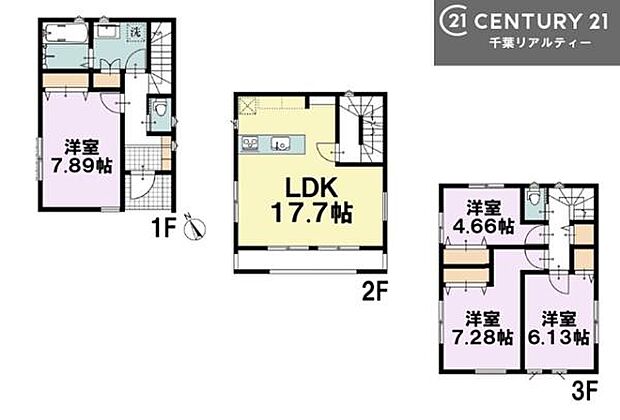4LDKの魅力的な間取り!LDKはゆったりとした空間で、ご家族との団らん時間が、より一層充実したものになりますね。家族との仲が深まり、自然と笑顔が増えます!