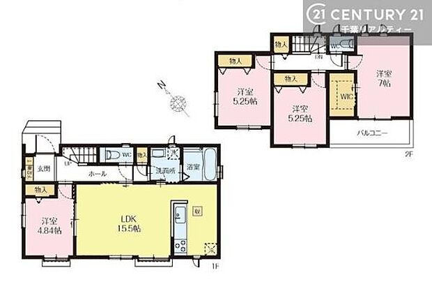 4LDKの魅力的な間取り!LDKはゆったりとした空間で、ご家族との団らん時間が、より一層充実したものになりますね家族との仲が深まり、自然と笑顔が増えそうです!