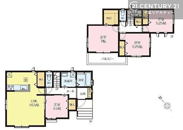 4LDKの魅力的な間取り!LDKはゆったりとした空間で、ご家族との団らん時間が、より一層充実したものになりますね家族との仲が深まり、自然と笑顔が増えそうです!