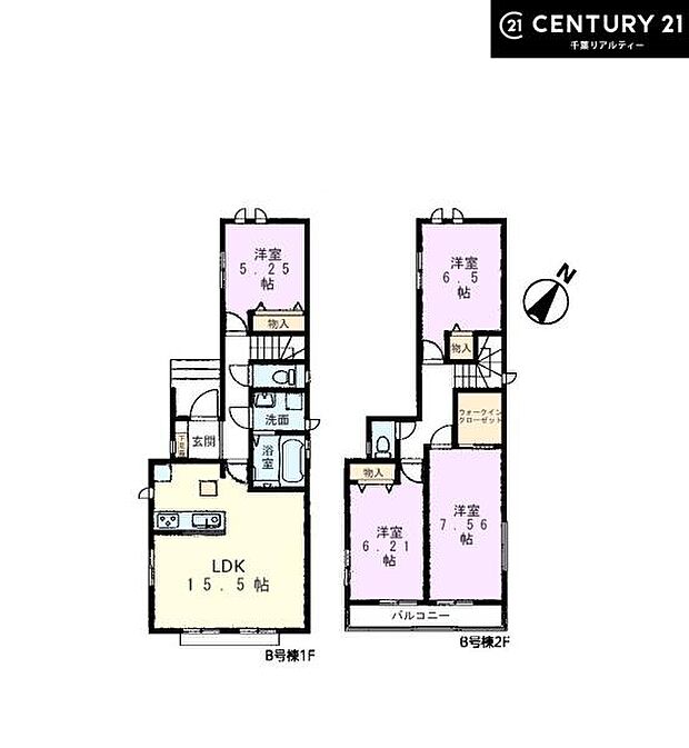 4LDKの魅力的な間取り！LDKはゆったりとした空間で、ご家族との団らん時間が、より一層充実したものになりますね。家族との仲が深まり、自然と笑顔が増えます！