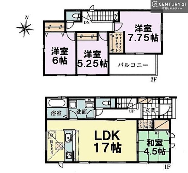 4LDKの魅力的な間取り！LDKはゆったりとした空間で、ご家族との団らん時間が、より一層充実したものになりますね家族との仲が深まり、自然と笑顔が増えそうです！