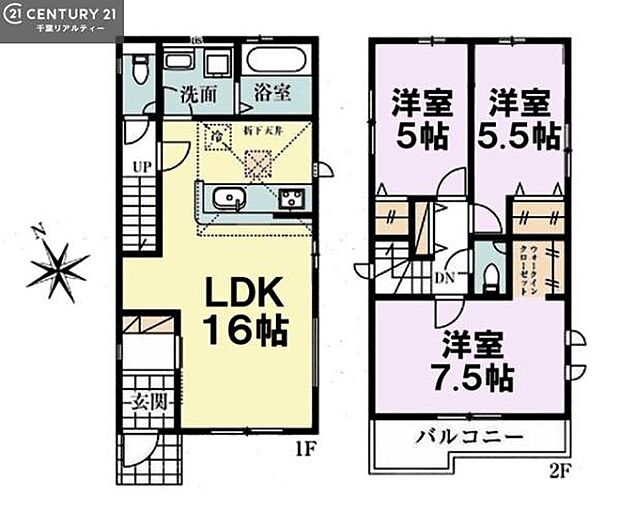 3LDKの魅力的な間取り！LDKはゆったりとした空間で、ご家族との団らん時間が、より一層充実したものになりますね。家族との仲が深まり、自然と笑顔が増えます！