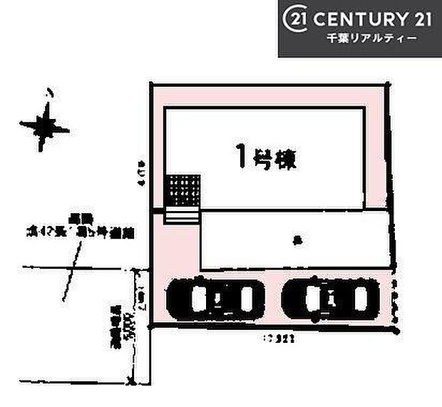 カースペースは2台付き！セカンドカー持ちの方や急な来客時にも安心ですね。