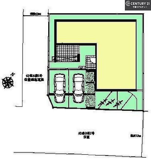 カースペース2台付きでマイカーをお持ちのご家庭でも安心。物件探しのご条件・ご要望・ご質問など、何なりと弊社スタッフまでお申し付けください！