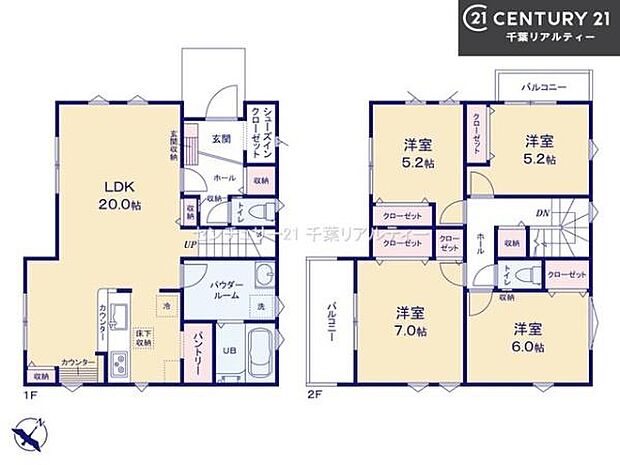 4LDKの魅力的な間取り！LDKはゆったりとした空間で、ご家族との団らん時間が、より一層充実したものになりますね家族との仲が深まり、自然と笑顔が増えそうです！
