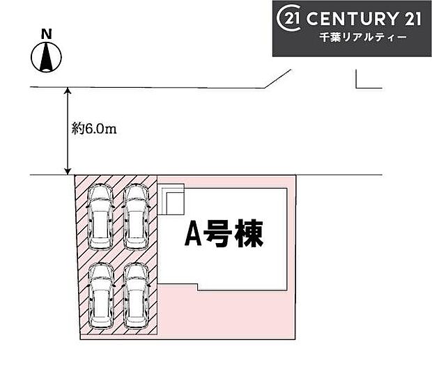 カースペースは4台付き(車種による)！セカンドカー持ちの方や急な来客時にも安心ですね。