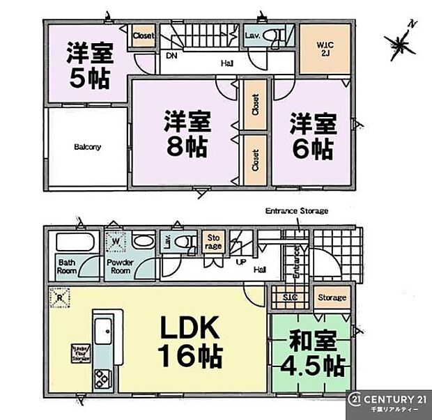4LDKの魅力的な間取り!LDKはゆったりとした空間で、ご家族との団らん時間が、より一層充実したものになりますね家族との仲が深まり、自然と笑顔が増えそうです!