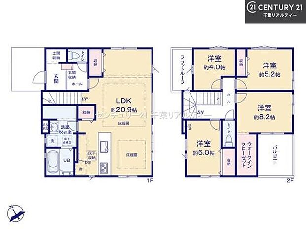 4LDKの魅力的な間取り！LDKはゆったりとした空間で、ご家族との団らん時間が、より一層充実したものになりますね家族との仲が深まり、自然と笑顔が増えそうです！