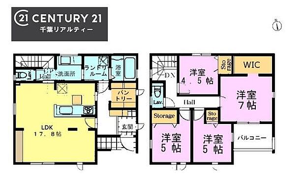 4LDKの魅力的な間取り！LDKはゆったりとした空間で、ご家族との団らん時間が、より一層充実したものになりますね家族との仲が深まり、自然と笑顔が増えそうです！