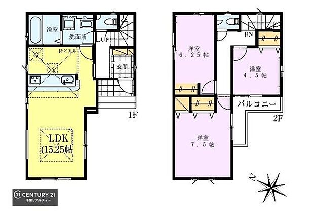3LDKの魅力的な間取り！LDKはゆったりとした空間で、ご家族との団らん時間が、より一層充実したものになりますね。家族との仲が深まり、自然と笑顔が増えます！