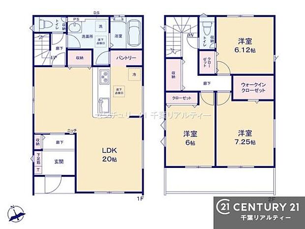 3LDKの魅力的な間取り!LDKはゆったりとした空間で、ご家族との団らん時間が、より一層充実したものになりますね。家族との仲が深まり、自然と笑顔が増えます!