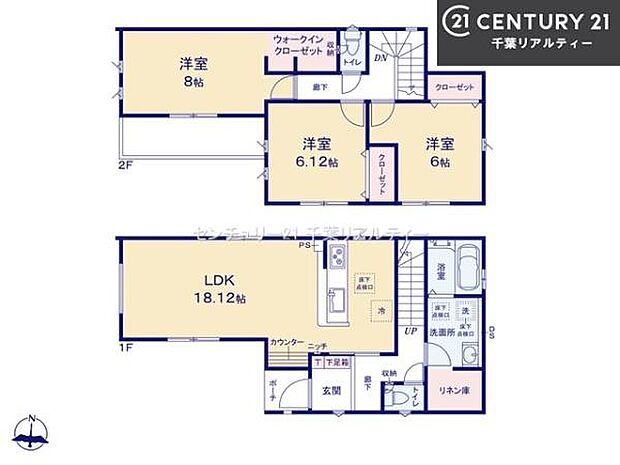 3LDKの魅力的な間取り！LDKはゆったりとした空間で、ご家族との団らん時間が、より一層充実したものになりますね。家族との仲が深まり、自然と笑顔が増えます！