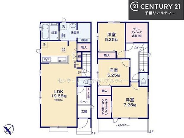 3SLDKの魅力的な間取り!LDKはゆったりとした空間で、ご家族との団らん時間が、より一層充実したものになりますね家族との仲が深まり、自然と笑顔が増えそうです!