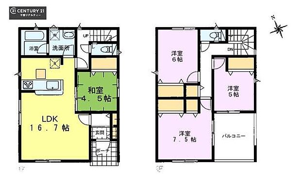 4LDKの魅力的な間取り！LDKはゆったりとした空間で、ご家族との団らん時間が、より一層充実したものになりますね。家族との仲が深まり、自然と笑顔が増えます！
