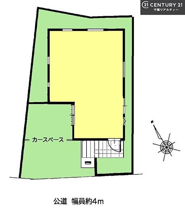 カースペース付き！マイカーをお持ちの方も安心！行動範囲が広がります！
