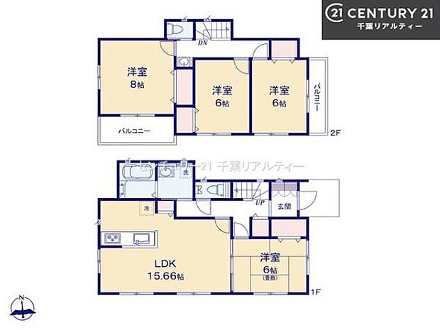 4LDKの魅力的な間取り！LDKはゆったりとした空間で、ご家族との団らん時間が、より一層充実したものになりますね家族との仲が深まり、自然と笑顔が増えそうです！