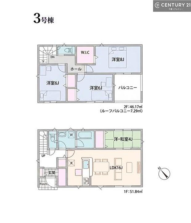 4SLDKの魅力的な間取り!LDKはゆったりとした空間で、ご家族との団らん時間が、より一層充実したものになりますね。家族との仲が深まり、自然と笑顔が増えます!