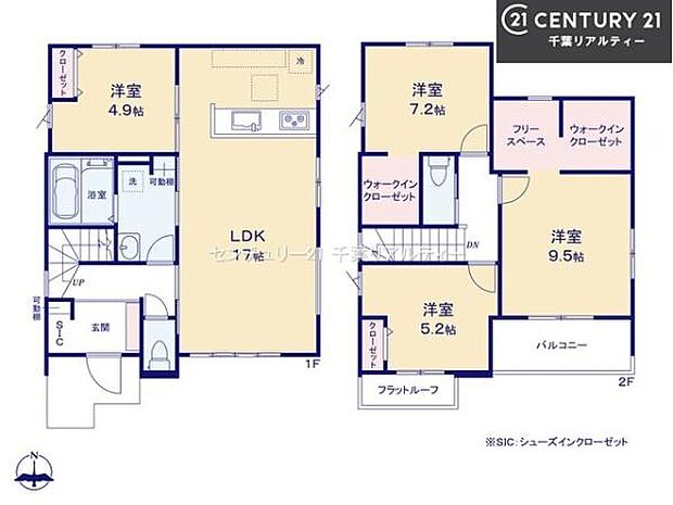 4LDKの魅力的な間取り！LDKはゆったりとした空間で、ご家族との団らん時間が、より一層充実したものになりますね家族との仲が深まり、自然と笑顔が増えそうです！