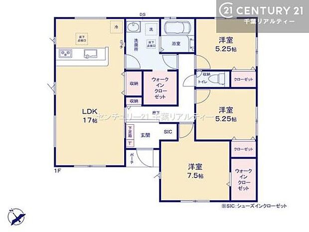 3LDKの魅力的な間取り!LDKはゆったりとした空間で、ご家族との団らん時間が、より一層充実したものになりますね家族との仲が深まり、自然と笑顔が増えそうです!