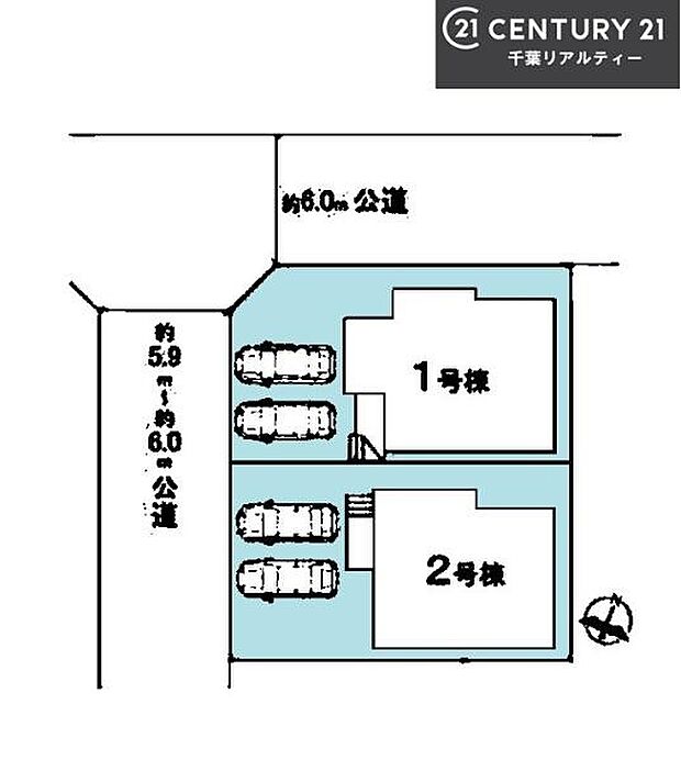 【2号棟】カースペース2台付きでマイカーをお持ちのご家庭でも安心。物件探しのご条件・ご要望・ご質問など、何なりと弊社スタッフまでお申し付けください!