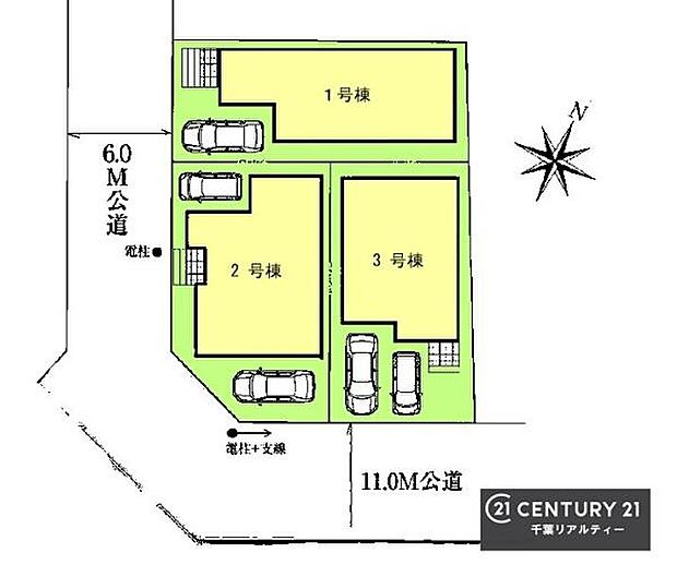 【2号棟】カースペース2台付きでマイカーをお持ちのご家庭でも安心。物件探しのご条件・ご要望・ご質問など、何なりと弊社スタッフまでお申し付けください!