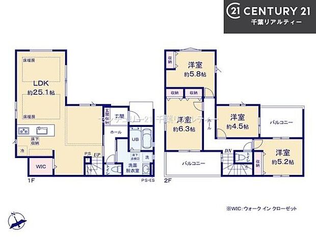 4LDKの魅力的な間取り！LDKはゆったりとした空間で、ご家族との団らん時間が、より一層充実したものになりますね家族との仲が深まり、自然と笑顔が増えそうです！