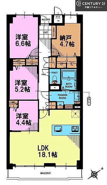間取りを拡大表示