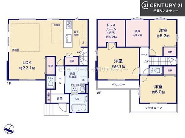 3SLDKの魅力的な間取り！LDKはゆったりとした空間で、ご家族との団らん時間が、より一層充実したものになりますね。家族との仲が深まり、自然と笑顔が増えます！