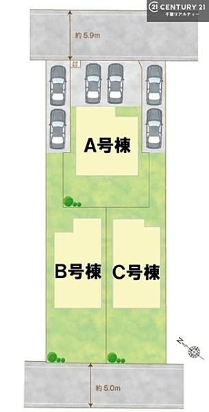 【A号棟】カースペース付き！マイカーをお持ちの方も安心！行動範囲が広がります！