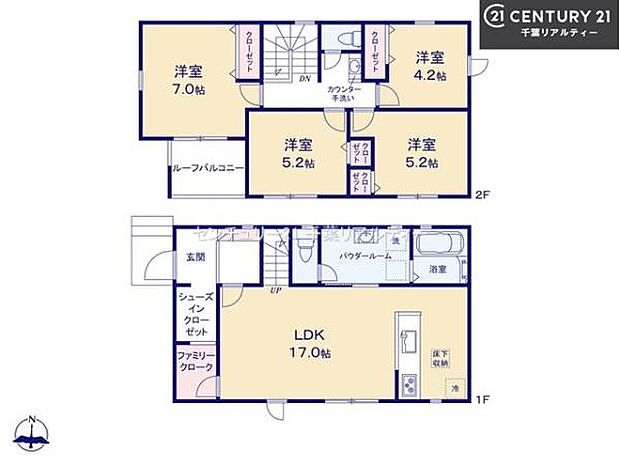4LDKの魅力的な間取り！LDKはゆったりとした空間で、ご家族との団らん時間が、より一層充実したものになりますね家族との仲が深まり、自然と笑顔が増えそうです！