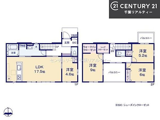 4LDKの魅力的な間取り!LDKはゆったりとした空間で、ご家族との団らん時間が、より一層充実したものになりますね家族との仲が深まり、自然と笑顔が増えそうです!
