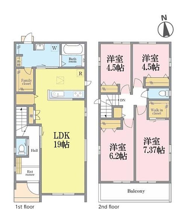 4LDKの魅力的な間取り！LDKはゆったりとした空間で、ご家族との団らん時間が、より一層充実したものになりますね家族との仲が深まり、自然と笑顔が増えそうです！