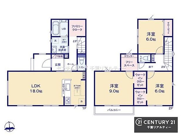 3LDKの魅力的な間取り!LDKはゆったりとした空間で、ご家族との団らん時間が、より一層充実したものになりますね。家族との仲が深まり、自然と笑顔が増えます!