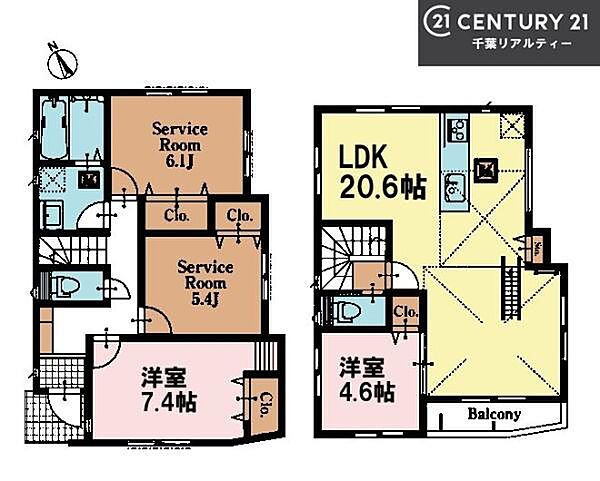 間取りを拡大表示