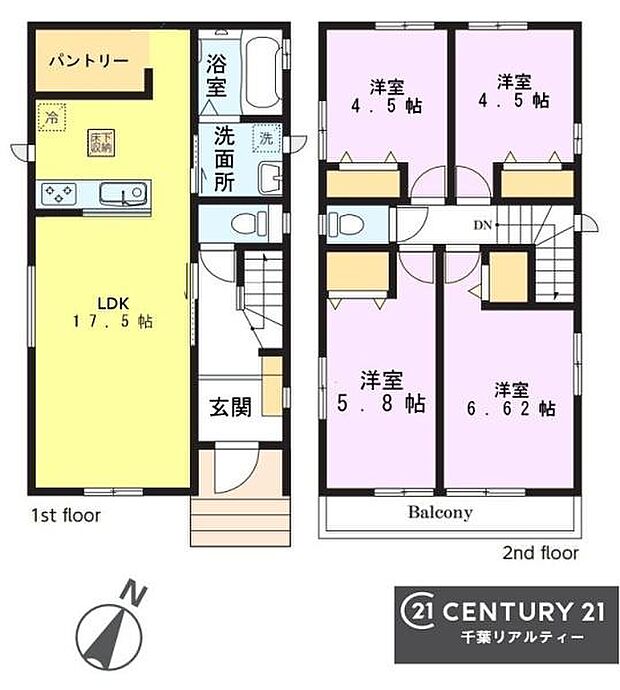 4LDKの魅力的な間取り!LDKはゆったりとした空間で、ご家族との団らん時間が、より一層充実したものになりますね家族との仲が深まり、自然と笑顔が増えそうです!