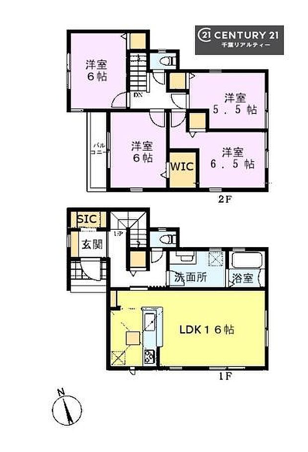 4LDKの魅力的な間取り!LDKはゆったりとした空間で、ご家族との団らん時間が、より一層充実したものになりますね家族との仲が深まり、自然と笑顔が増えそうです!